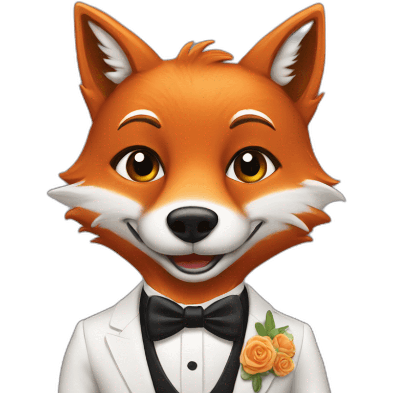 groom fox emoji