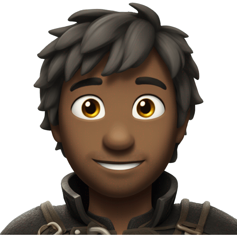 the face from toothless from how to train your dragon  emoji