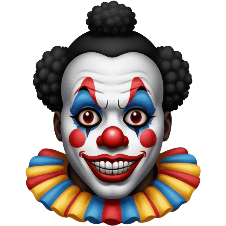 Black clown emoji