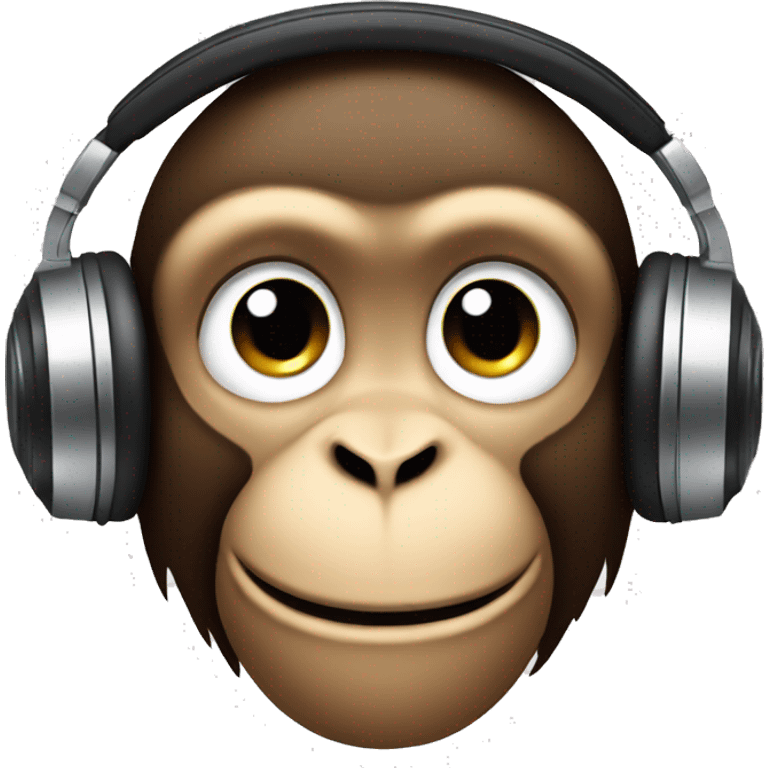 Monkey dj emoji