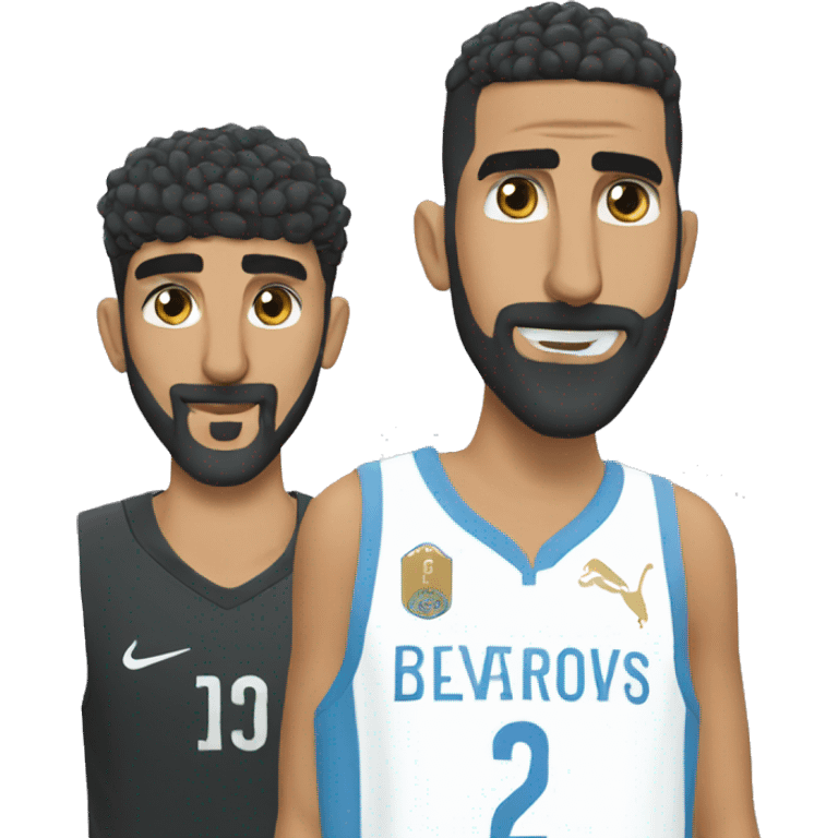 Mahrez and belaili emoji