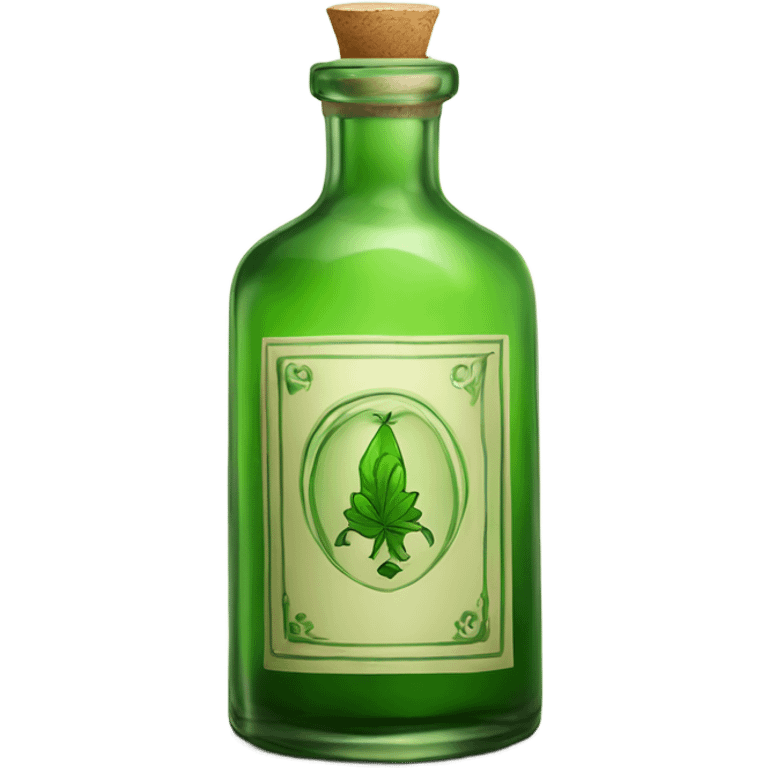 Absinthe bottle emoji