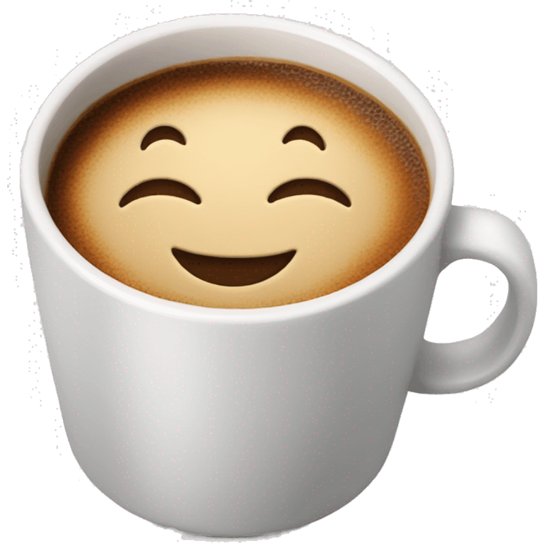 Coffee cup happy  emoji