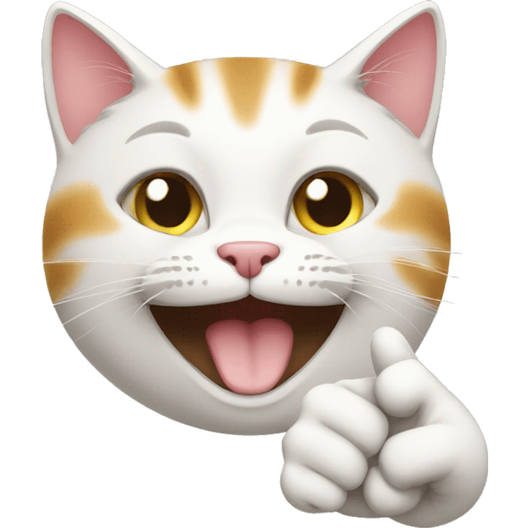 happy cat thumbs up emoji