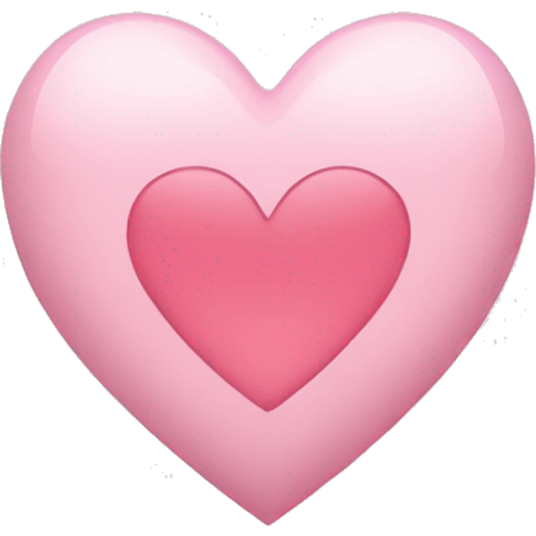 Light pink heart emoji