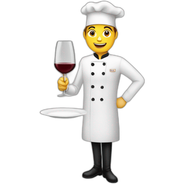 serveur de restaurant emoji