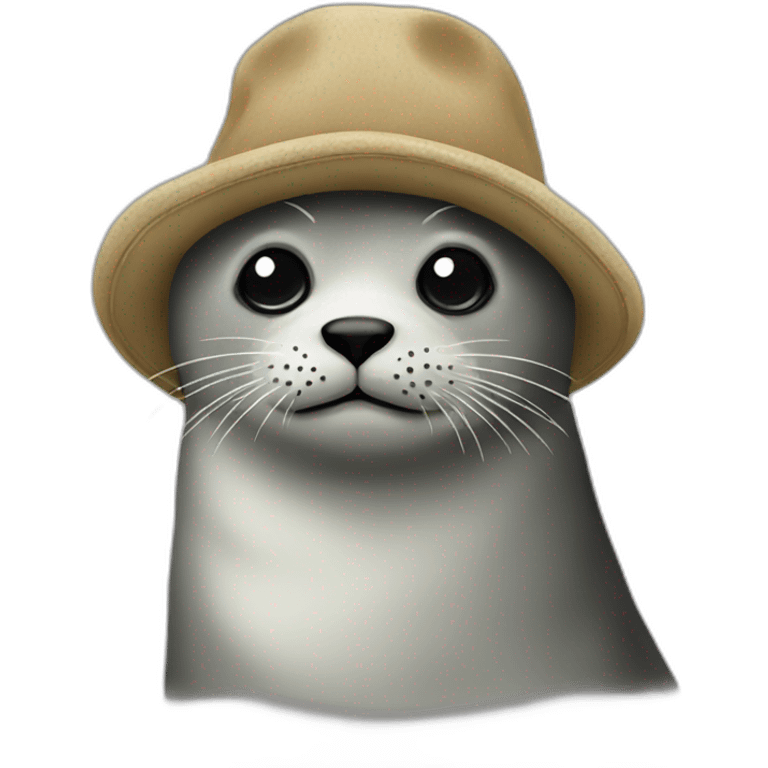 seal wif hat emoji