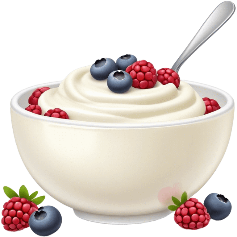 Yogurt bowl emoji