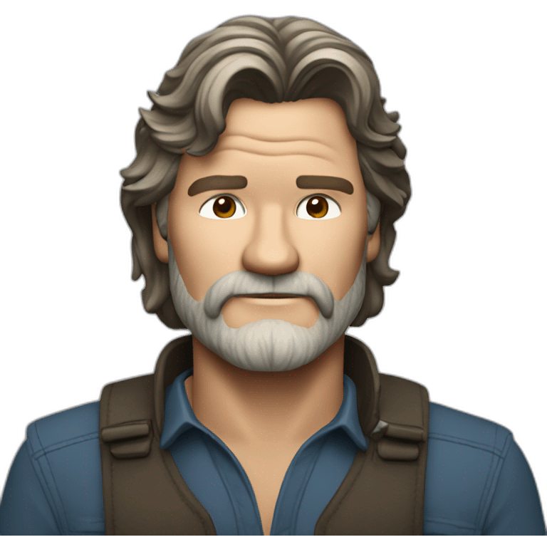 Kurt Russell as a front end developer emoji