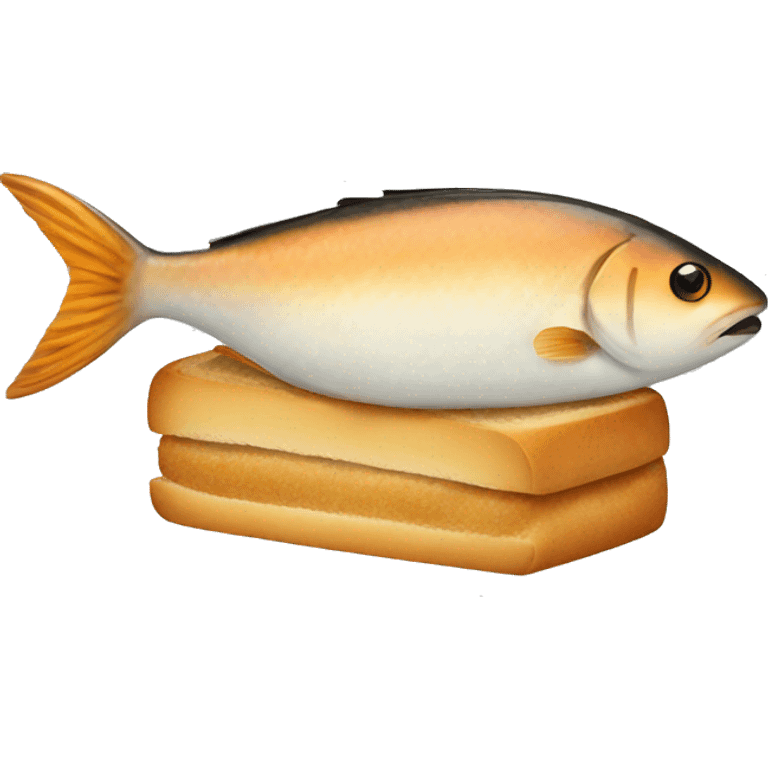 fish with bread emoji