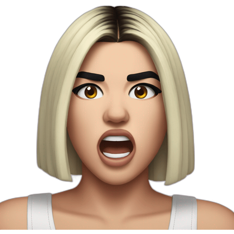 Angry dua lipa emoji