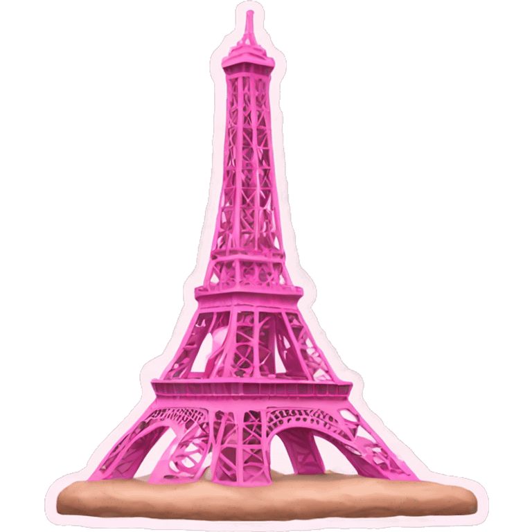 Pink torre Eiffel  emoji