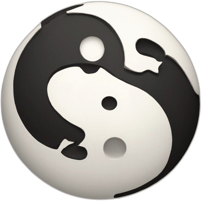 Yin yang emoji