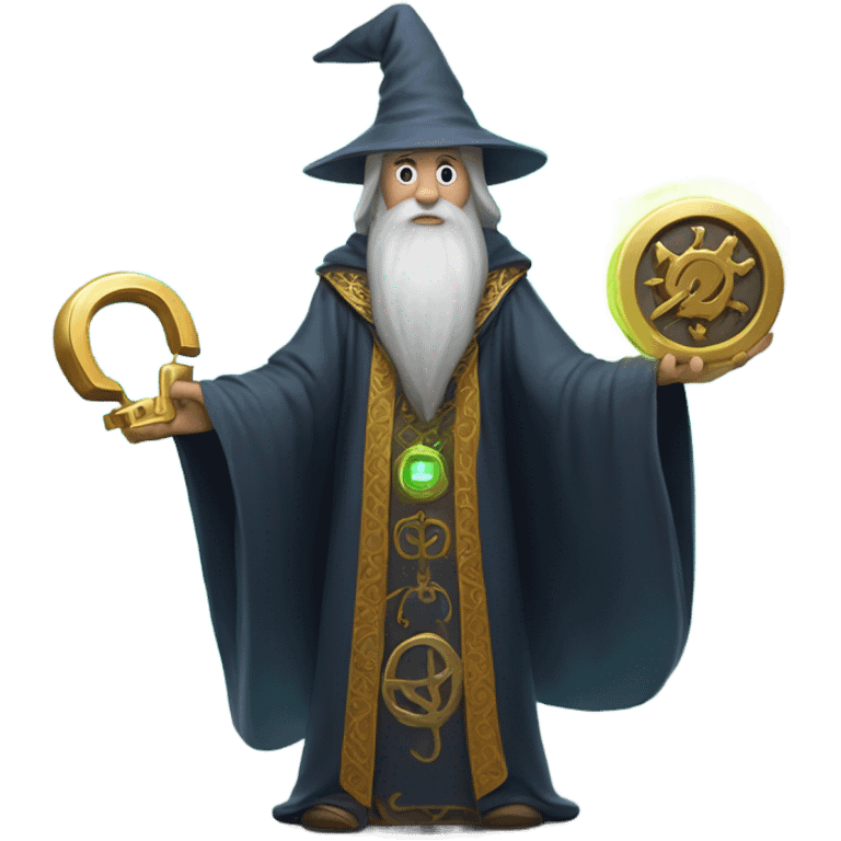 wizard  hard disk lock emoji