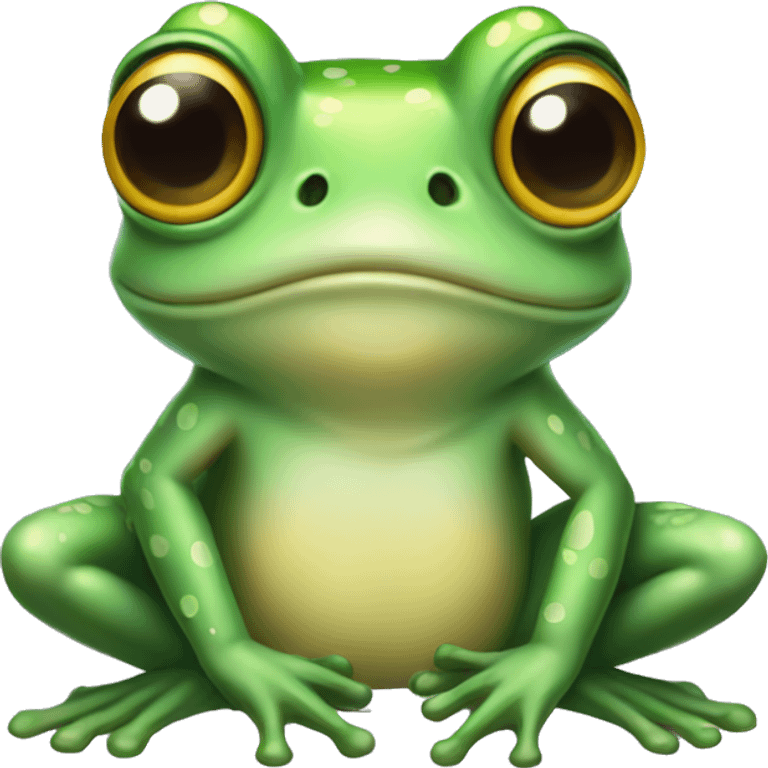 Fairy frog emoji