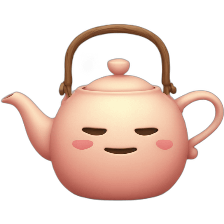 Teapot love is boiling emoji