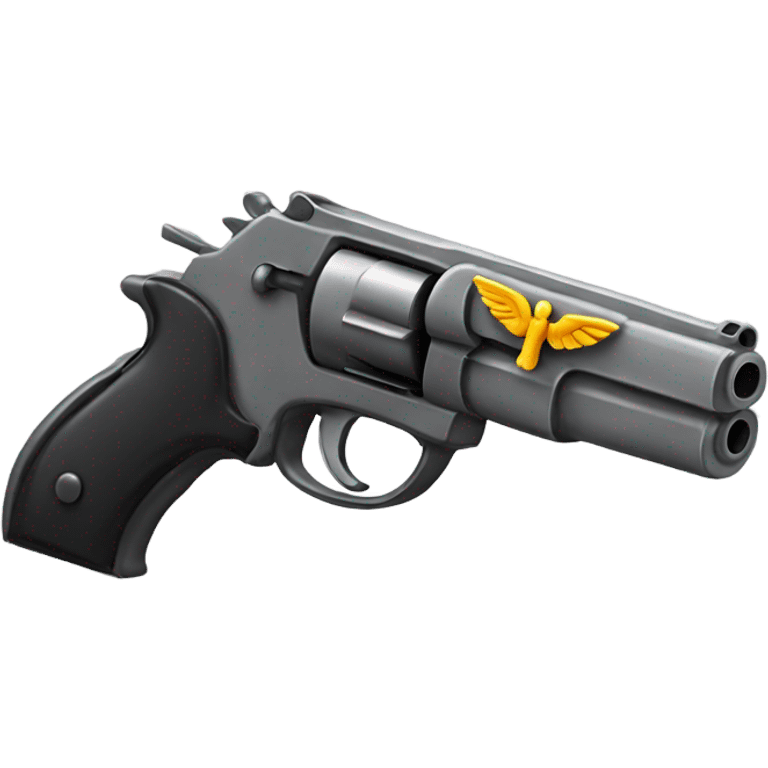 Gun with wings emoji