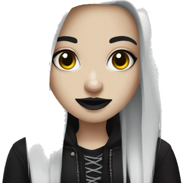 goth girl emoji