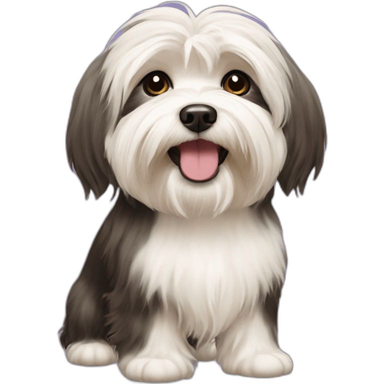 Dog havanese full height emoji