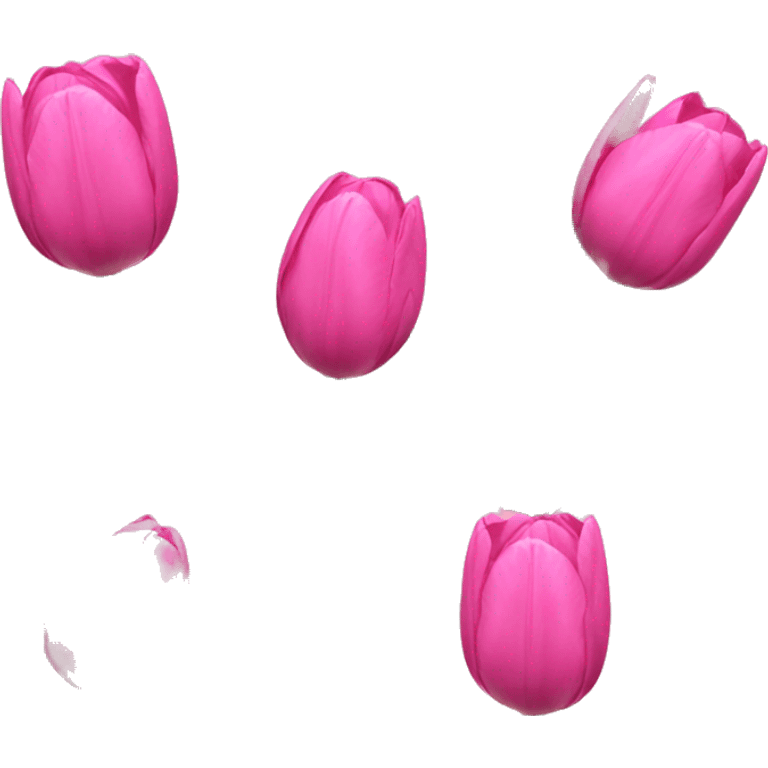 pink tulip emoji