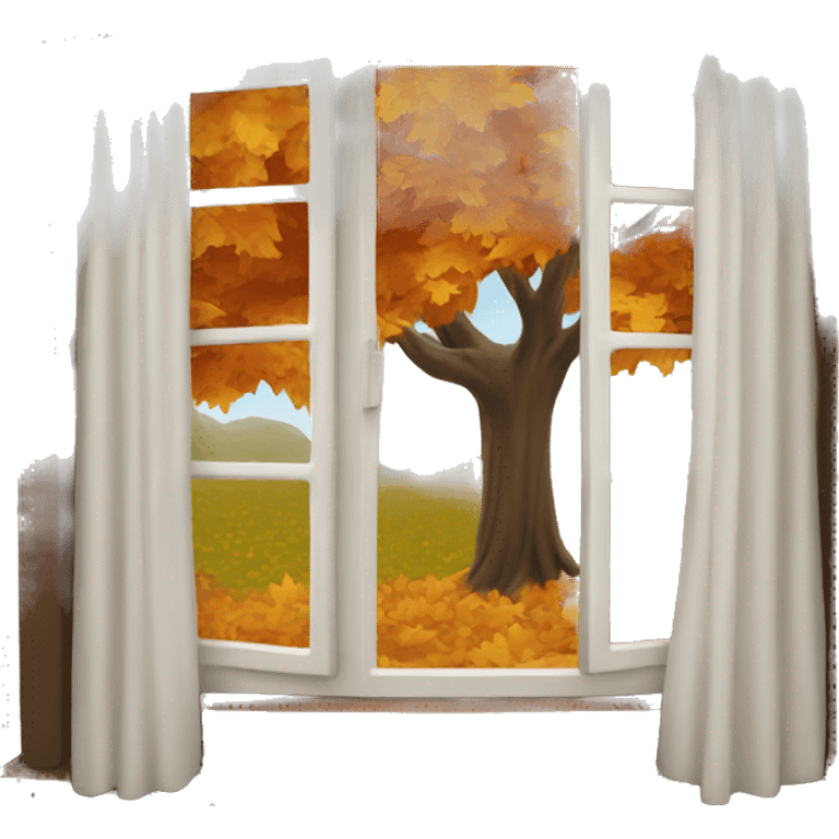 Autumn window  emoji