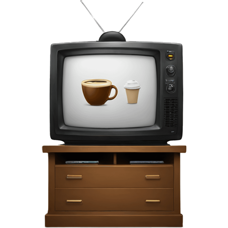 TV & Coffee emoji