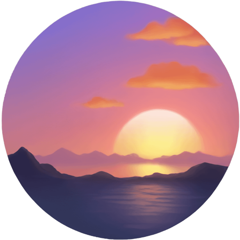 Sunset emoji