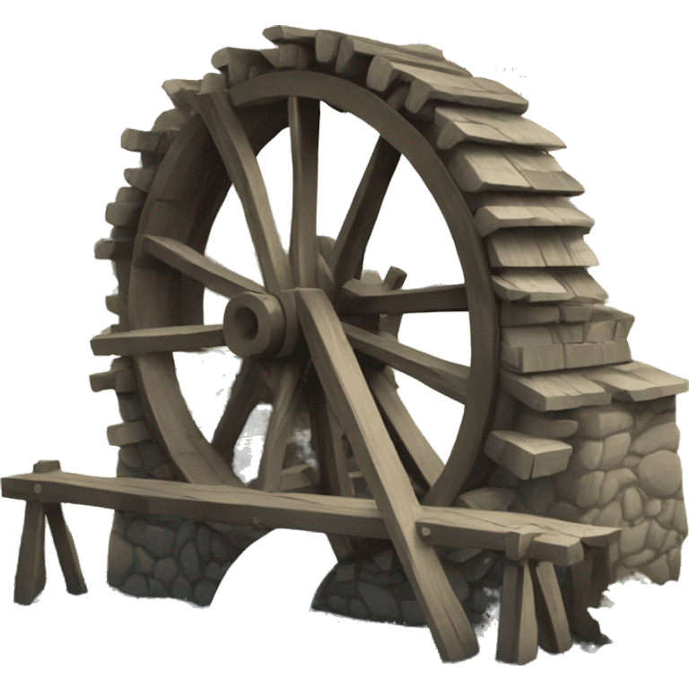 water mill wheel emoji