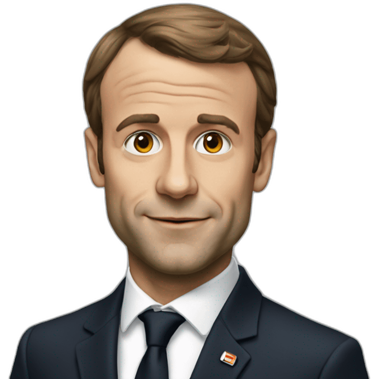 Macron realiste emoji