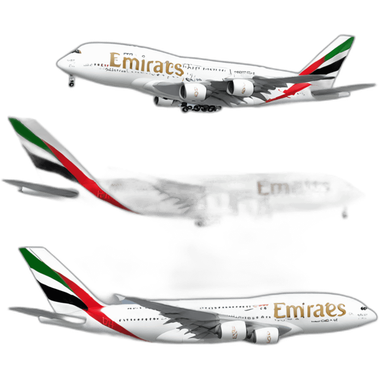 Emirates plane emoji