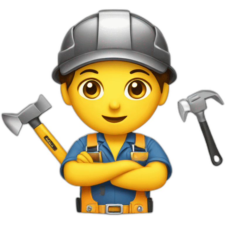 expert handyman female tools emoji