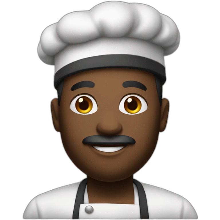 big black cook emoji