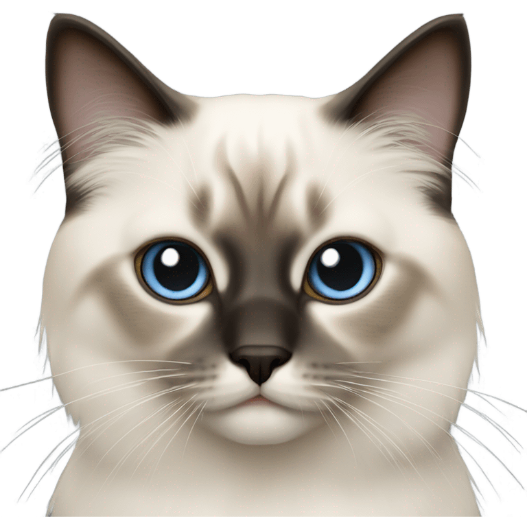 Birman cat emoji