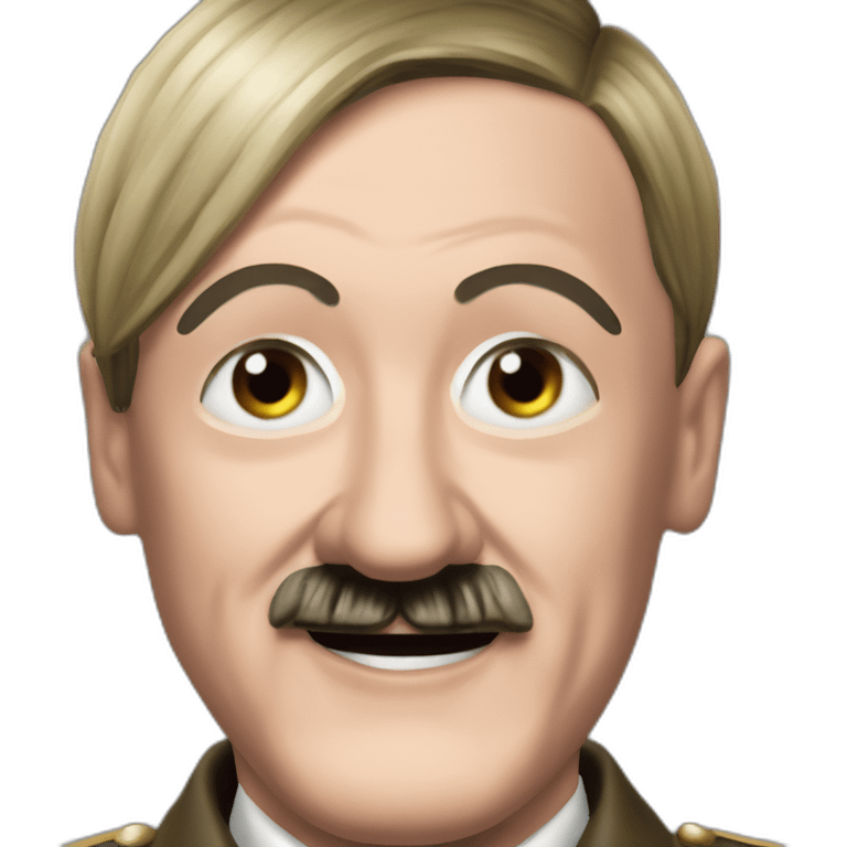 Adolf Hitler on Only Connect with Victoria Coren-Mitchell laughing emoji