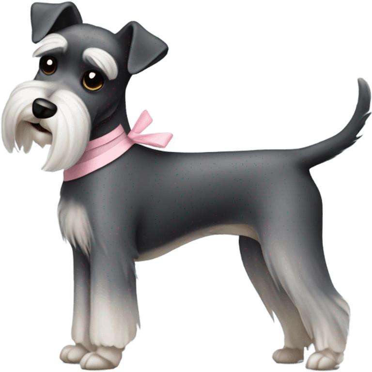 Schnauzer ballerina emoji