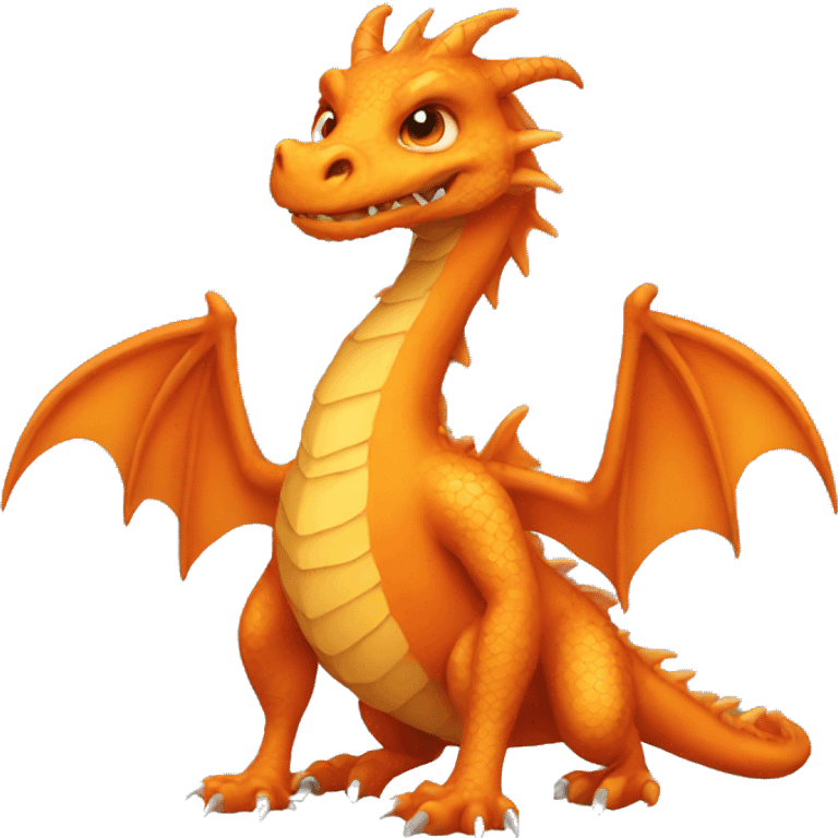 orange dragon emoji