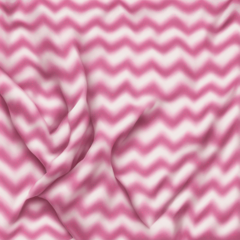 Pink and white folded plad blanket emoji