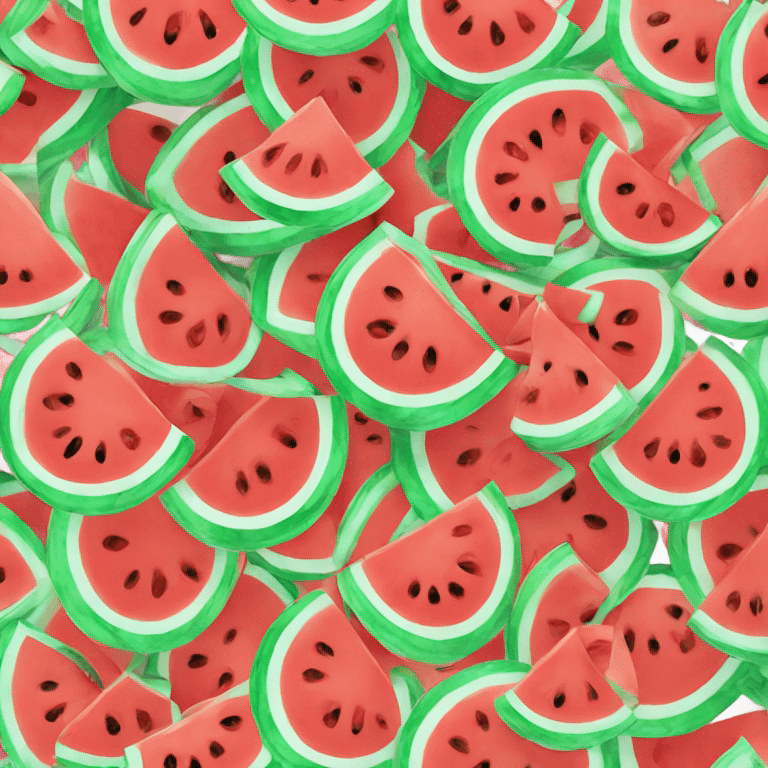 Watermelon poke bowl emoji