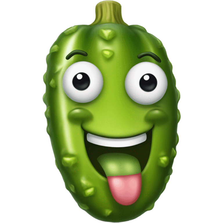 Pickle smile  emoji