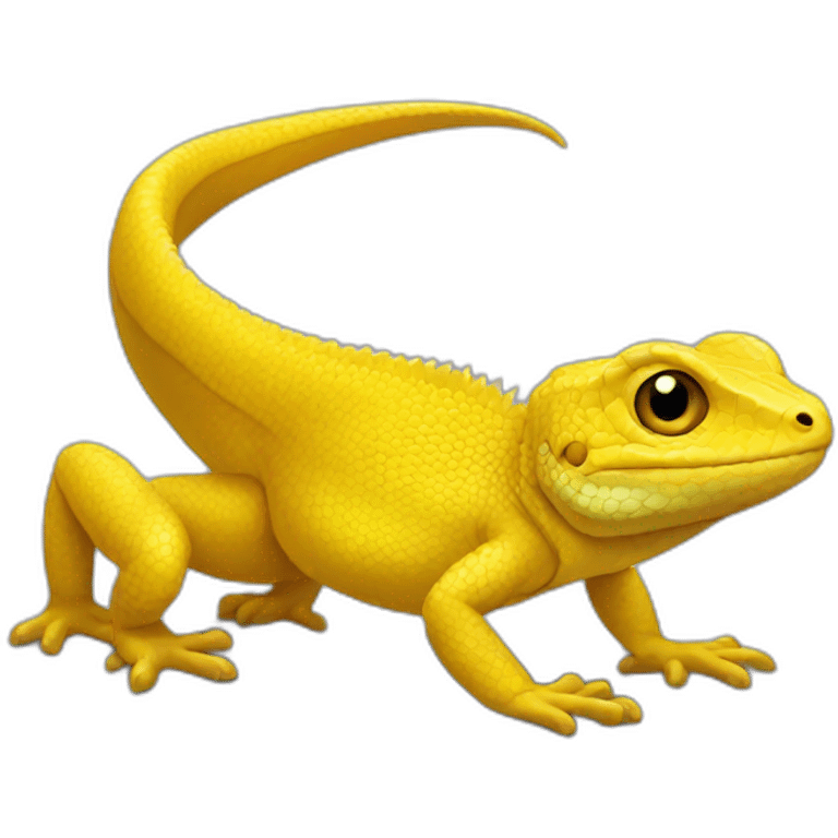 yellow lizard emoji