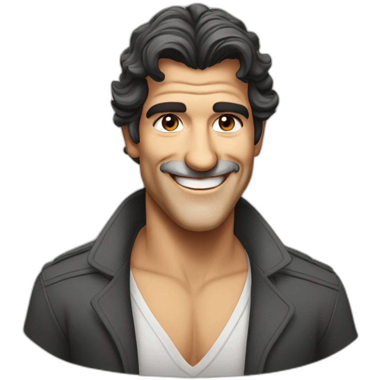 antonio banderas smiling emoji