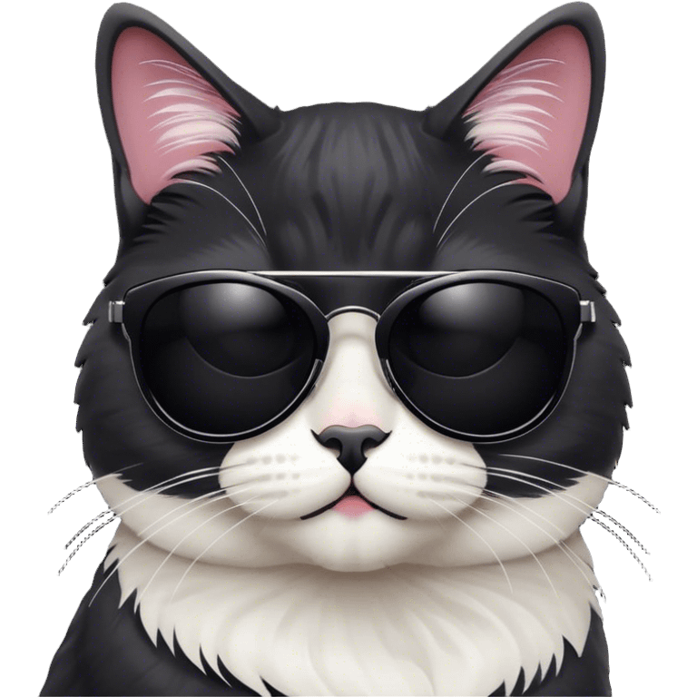 Cat wearing sunglasses emoji