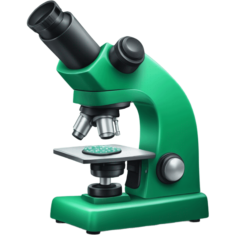 green microscope emoji