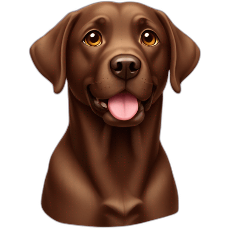 labrador chocolate emoji