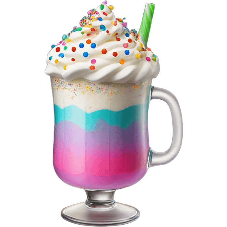 birthday cream drink emoji