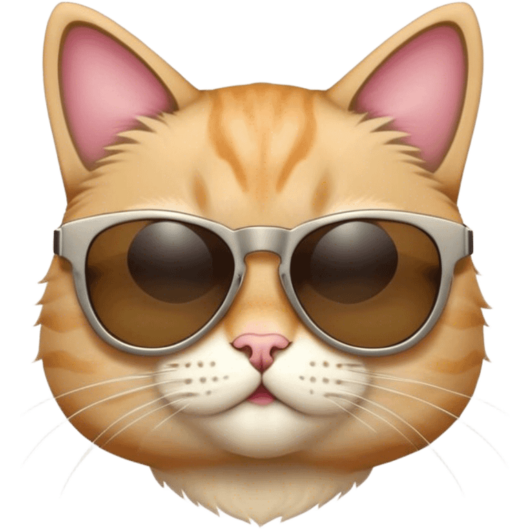 Cat wearing sunglasses emoji