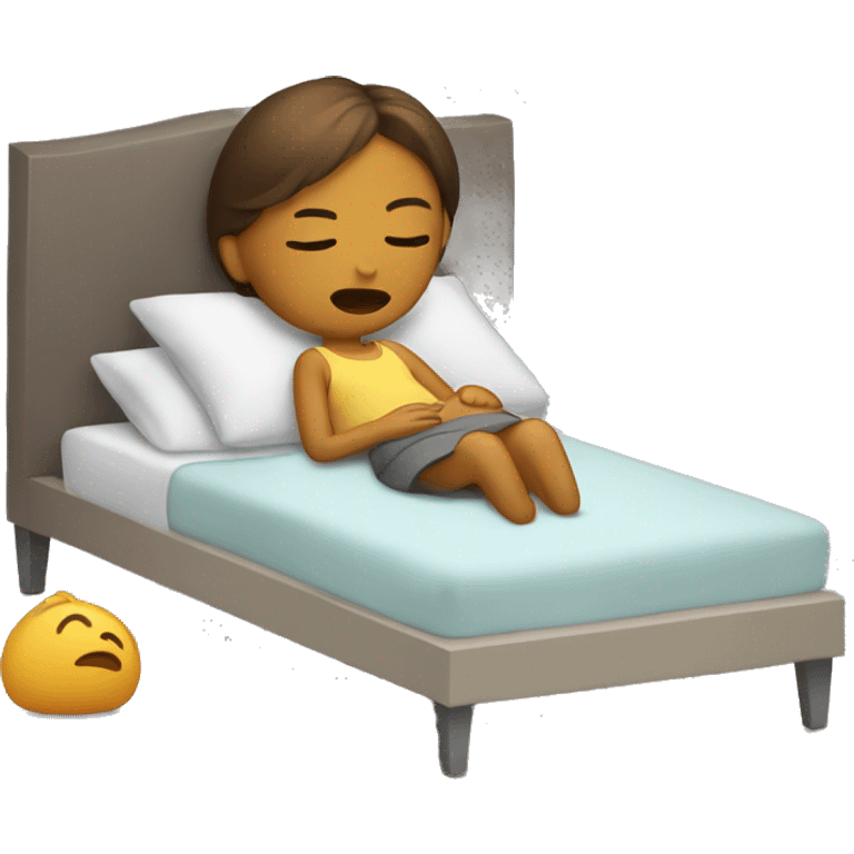 chica dormida emoji