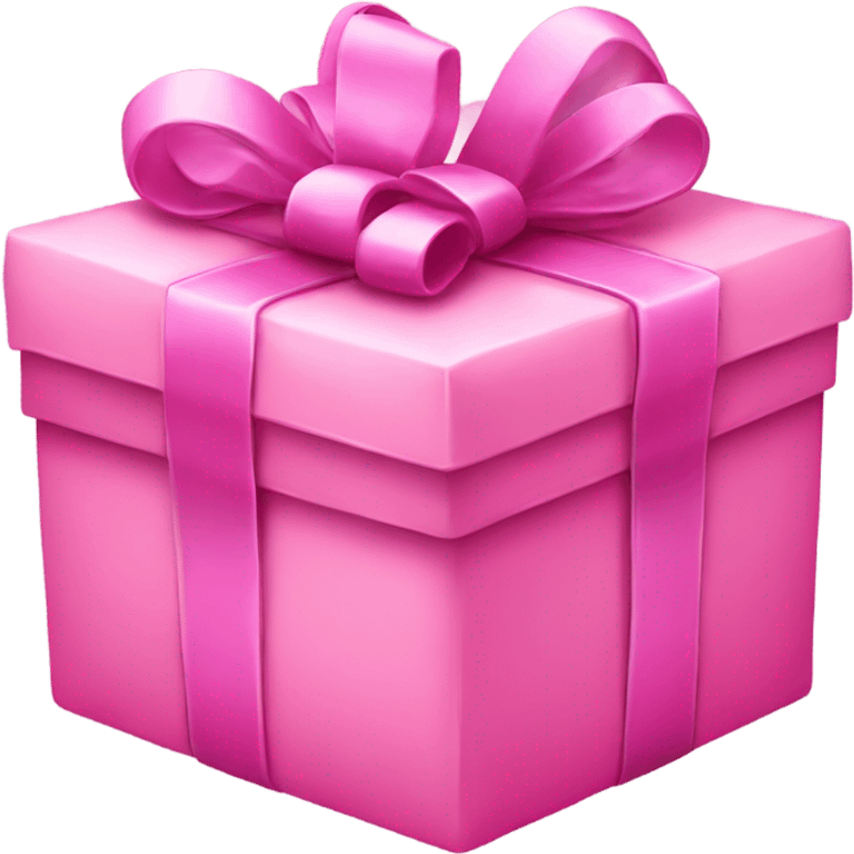 Pink present emoji