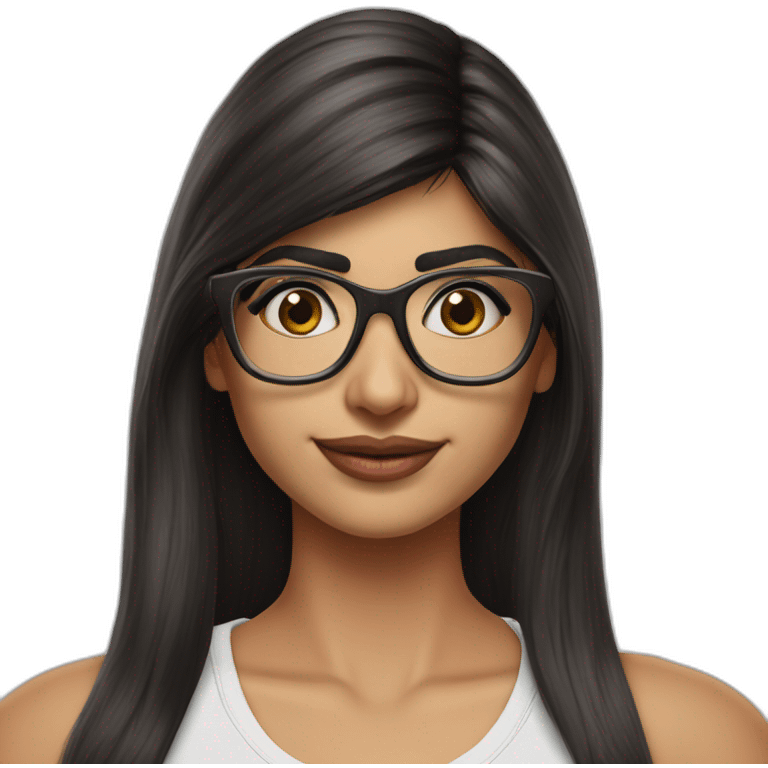 oldify mia khalifa hyperrealistic emoji