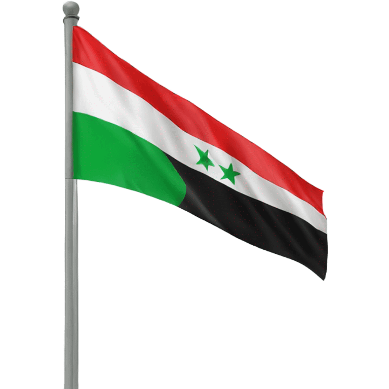 Free Syria flag emoji